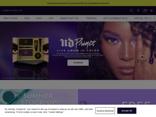 urbandecay.com screenshot