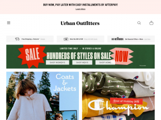 urbanoutfitters.com screenshot