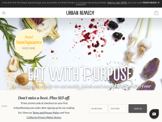 urbanremedy.com screenshot