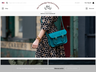 us.cambridgesatchel.com screenshot