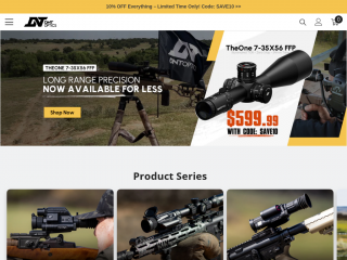 us.dntoptics.com screenshot