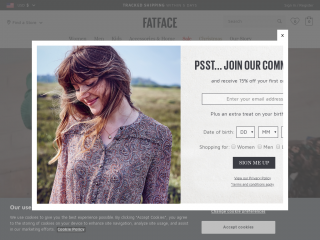 us.fatface.com screenshot