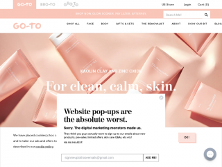 us.gotoskincare.com screenshot