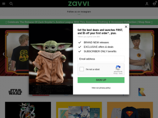 us.zavvi.com screenshot