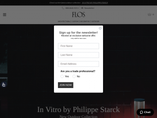 usa.flos.com screenshot