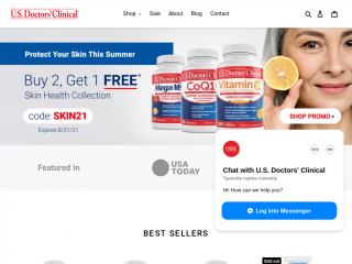 usdoctorsclinical.com screenshot