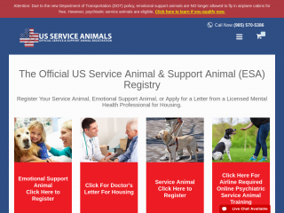 usserviceanimals.org screenshot