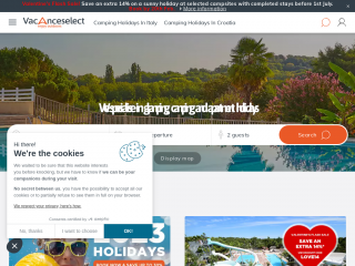 vacanceselect.com screenshot