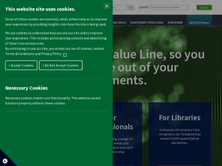 valueline.com screenshot