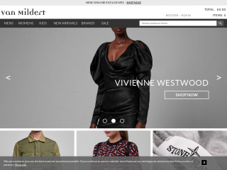 vanmildert.com screenshot