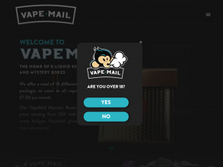 vape-mail.co.uk screenshot