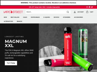 vape-street.com screenshot