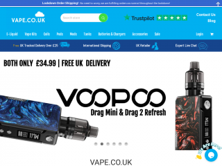 vape.co.uk screenshot