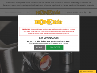 vapehoneystick.com screenshot