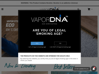 vapordna.com screenshot