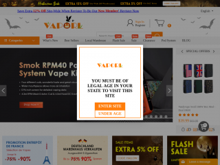 vaporl.com screenshot