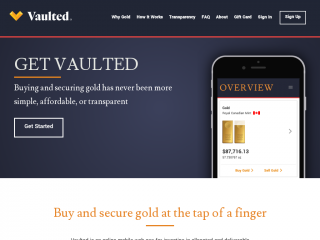 vaulted.com screenshot