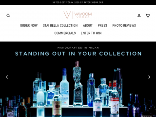 vavoomvodka.com screenshot