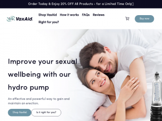 vaxaid.com screenshot