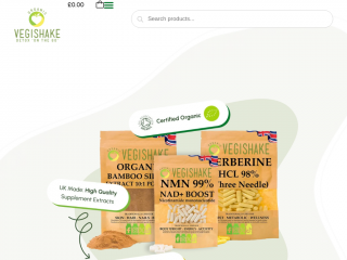vegishake.co.uk screenshot