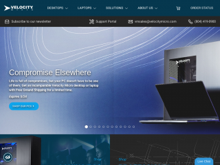 velocitymicro.com screenshot