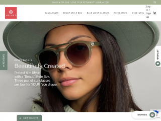 velveteyewear.com screenshot