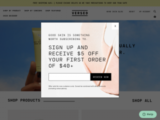 versedskin.com screenshot