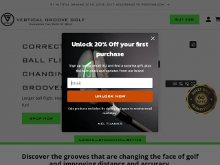 verticalgroovegolf.com screenshot