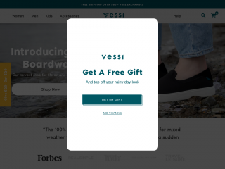 vessifootwear.com screenshot