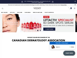 vichy.ca screenshot