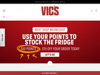 vicsmeat.com.au screenshot