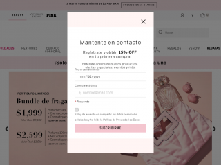 victoriassecretbeauty.mx screenshot