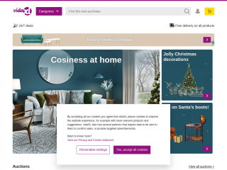 vidaxl.com screenshot