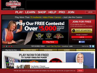 videopoker.com screenshot