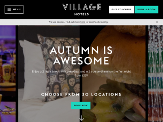 village-hotels.co.uk screenshot