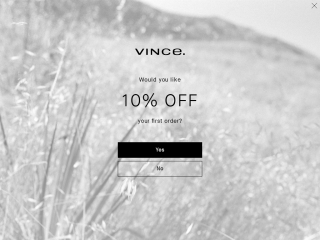 vince.com screenshot