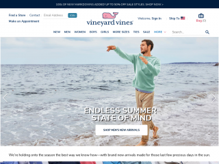 vineyardvines.com screenshot