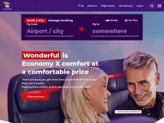 virginaustralia.com screenshot