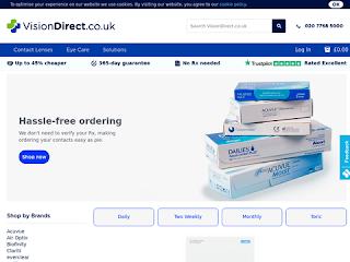 visiondirect.co.uk screenshot