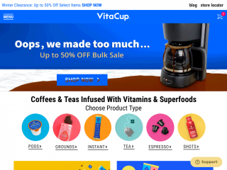 vitacup.com screenshot