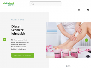 vitaland.ch screenshot
