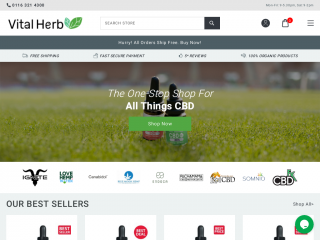 vitalherb.co.uk screenshot