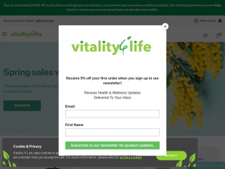 vitality4life.com.au screenshot