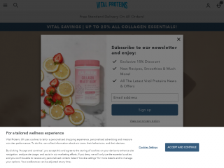 vitalproteins.co.uk screenshot