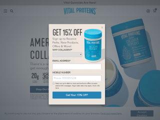 vitalproteins.com screenshot