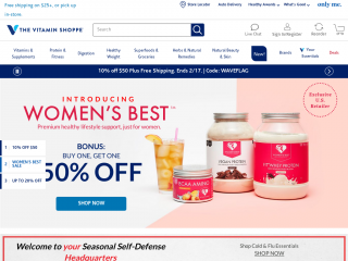 vitaminshoppe.com screenshot