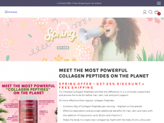 vitaraise.com screenshot