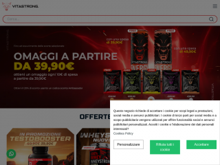 vitastrong.it screenshot