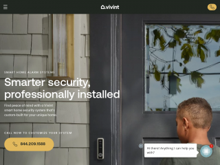 vivint.com screenshot