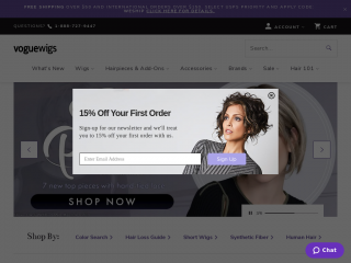 voguewigs.com screenshot